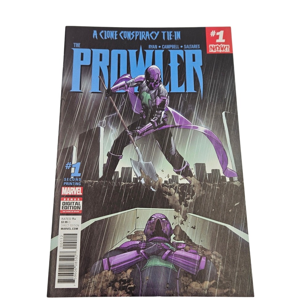 Marvel The Prowler #1 Comic Book Second Printing Clone Conspiracy Tie-In‎